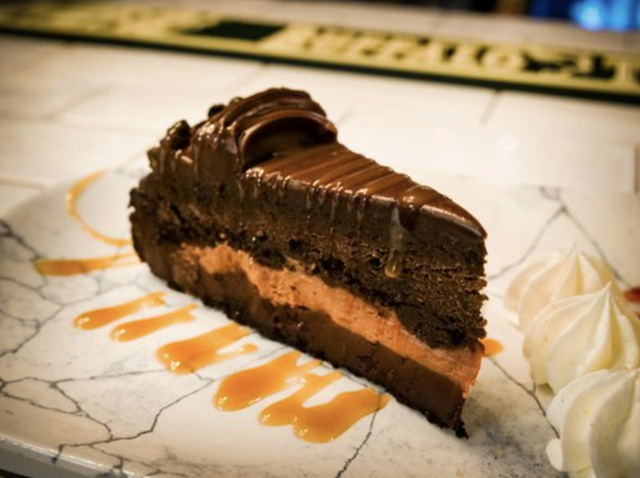 Triple Layer Chocolate Cake.